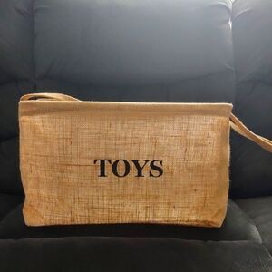 Basket, Rectangle, Collapsible, Tweed, Handles. Toys